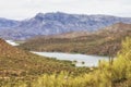 Salt River at Apache trail scenic drive, Arizona Royalty Free Stock Photo