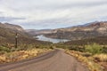 Salt River at Apache trail scenic drive, Arizona Royalty Free Stock Photo