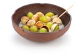 Salt roasted ginkgo nuts, japanese food