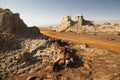 Salt rock and formations in the Danakil Depression, Ethiopia