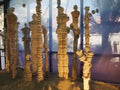 Salt sculptures at a cosmetic factory in Israel Dead sea