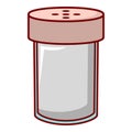 Salt shaker icon, cartoon style Royalty Free Stock Photo
