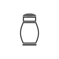 Salt Shaker icon flat