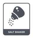 salt shaker icon in trendy design style. salt shaker icon isolated on white background. salt shaker vector icon simple and modern