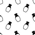 Salt shakers seamless pattern Royalty Free Stock Photo