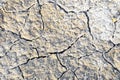 Soil salinity and cracks Royalty Free Stock Photo