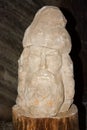 Salt statue representing Decebal