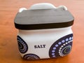 Salt storage ceramics box