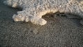 Salt structure close-up in Lake Karum Danakil, Afar, Ethiopia Royalty Free Stock Photo