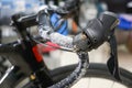 Salt from sweat on aluminum road bike handlebar