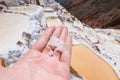 Salt from the terraced basins of Moray Peru