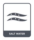 salt water icon in trendy design style. salt water icon isolated on white background. salt water vector icon simple and modern Royalty Free Stock Photo