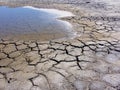 Salt Water Tidal Pool Evaporating