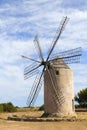 Salt windmill traditional Formentera Ibiza Royalty Free Stock Photo