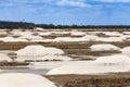 Salt winning somewhere near the coast of south india Royalty Free Stock Photo