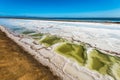 Salt works at Walvis Bay, Namibia, Africa Royalty Free Stock Photo