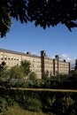 Saltaire, Bradford, West Yorkshire. October, 2013, View of Salts Mill, a UNESCO world heritage site and gallery Royalty Free Stock Photo