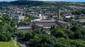 Aerial View of Salts Mill a Unesco site