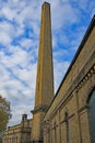 The Salt Mill`s Monolithic Chimney stack POV3, Shipley, Bradford, West Yorkshire.