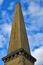 The Salt Mill`s Monolithic Chimney stack, Shipley, Bradford, West Yorkshire. Royalty Free Stock Photo