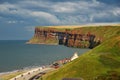 Saltburn Cliffs, Northern England Royalty Free Stock Photo