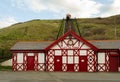Saltburn Cliff Lift and  Lift Building at Saltburn-by-the-sea Royalty Free Stock Photo