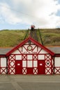 Saltburn Funicular Cliff Lift at Saltburn-by-the-sea Royalty Free Stock Photo