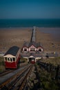 Saltburn by the Sea Cliff Tram Lift Royalty Free Stock Photo