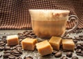 Salted Caramel Latte Royalty Free Stock Photo