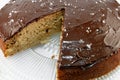 Salted Chocolate Ganache Cake