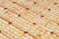 Salted Crackers as baskground Royalty Free Stock Photo