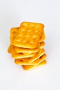 Salted Crackers. Royalty Free Stock Photo