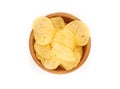 Salted crisp snacks Royalty Free Stock Photo