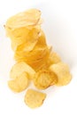 Salted crisp snacks Royalty Free Stock Photo