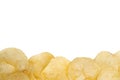 Salted crisp snacks Royalty Free Stock Photo