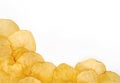 Salted crisp snacks Royalty Free Stock Photo