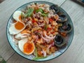 Salted Egg Salad and Spicy Century Eggs