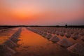 Salted farm Royalty Free Stock Photo