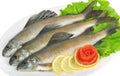 Salted fish - grayling Royalty Free Stock Photo