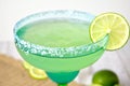 Margarita with lime slice Royalty Free Stock Photo