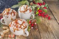 Salted Peanut Caramel Hot Chocolate