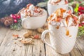 Salted Peanut Caramel Hot Chocolate