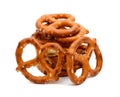 Salted pretzel snacks Royalty Free Stock Photo