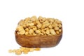 Salted, roasted, peanuts. Royalty Free Stock Photo