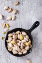 Salted roasted pistachios Royalty Free Stock Photo