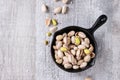Salted roasted pistachios Royalty Free Stock Photo