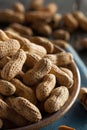Salted Roasted Shelled Peanuts Royalty Free Stock Photo