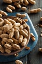 Salted Roasted Shelled Peanuts Royalty Free Stock Photo