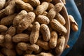 Salted Roasted Shelled Peanuts Royalty Free Stock Photo