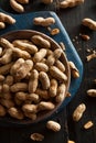 Salted Roasted Shelled Peanuts Royalty Free Stock Photo